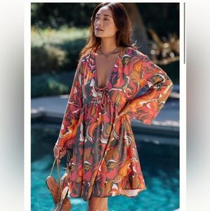 Anthropologie Maaji Twister Kaia Tunic Dress Large